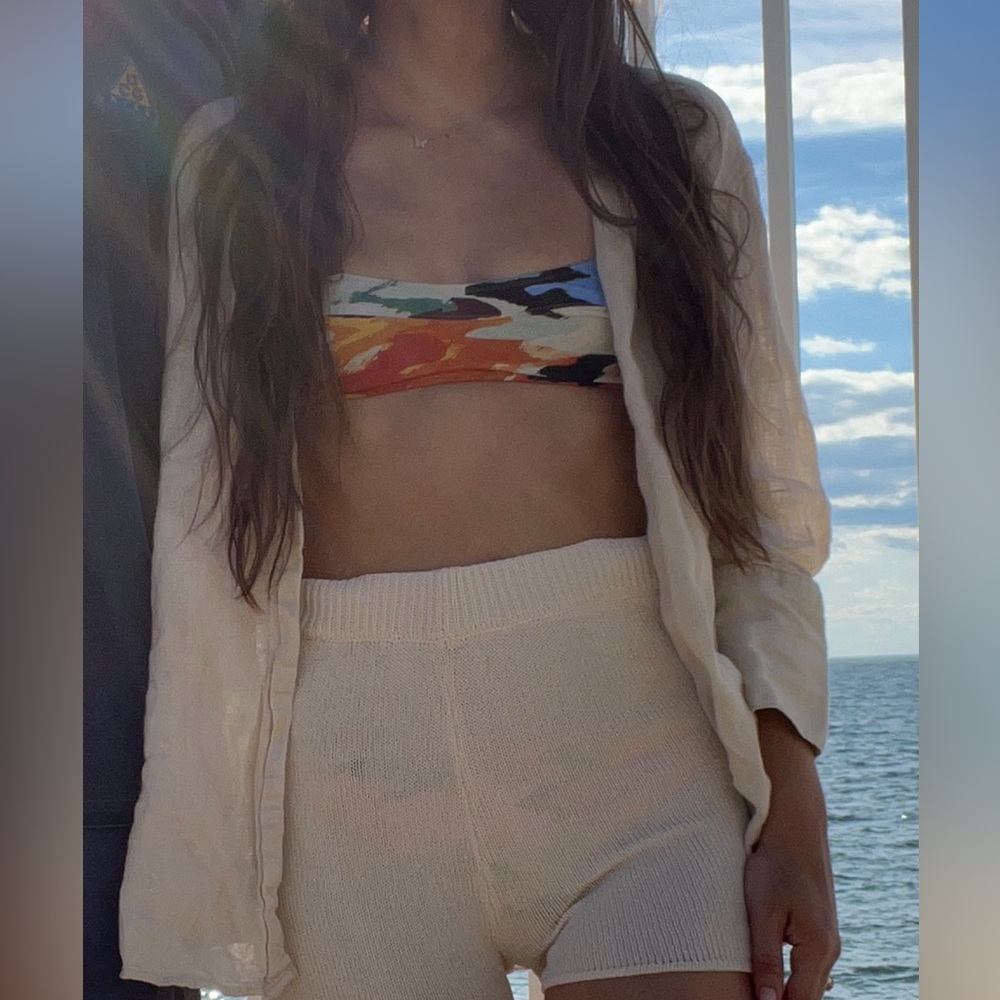 Solid & Striped Multicolor Elsa Bikini Top - image 1